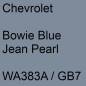 Preview: Chevrolet, Bowie Blue Jean Pearl, WA383A / GB7.